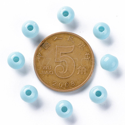 Opaque Acrylic Beads X-MACR-S370-C6mm-A07-1
