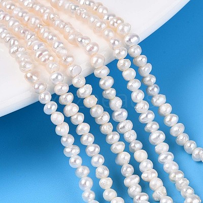 Natural Cultured Freshwater Pearl Beads Strands PEAR-T006-16A-1