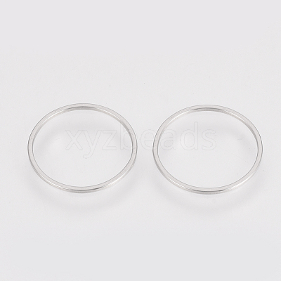 Non-Tarnish 304 Stainless Steel Linking Ring X-STAS-S079-13A-1