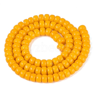 Opaque Glass Beads Strands GLAA-NH0002-B01-C06-1