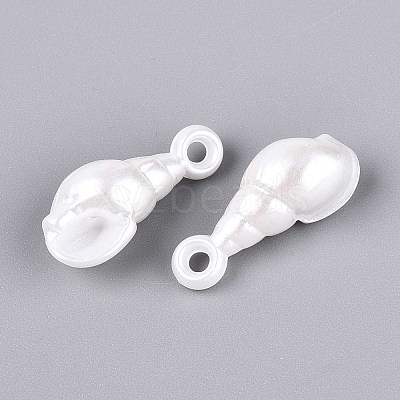 ABS Plastic Imitation Pearl Pendants KY-T041-07-1