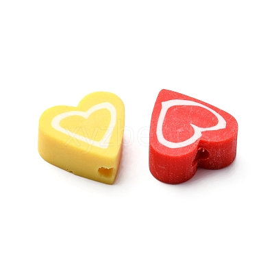 65Pcs Handmade Polymer Clay Beads CLAY-YW0001-69-1