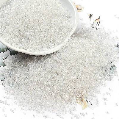 Transparent Colours Rainbow Glass Seed Beads SEED-H003-12B-1