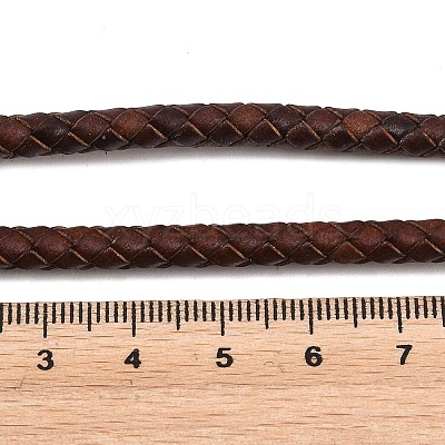 Braided Leather Cord with Core WL-F009-5mm-03-1