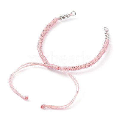Adjustable Braided Polyester Cord Bracelet Making AJEW-JB00849-1