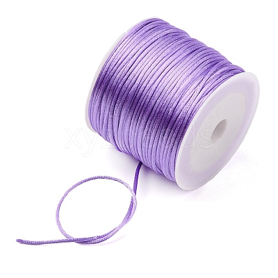 Nylon Satin Rattail Cords NWIR-L006-1mm-07-1