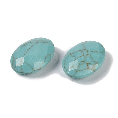 Synthetic Turquoise Cabochons G-O175-15N-01-1