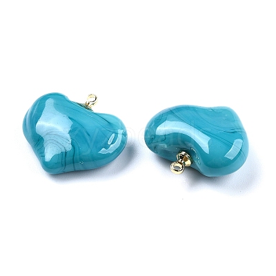 Handmade Lampwork Pendants LAMP-G160-01Q-1