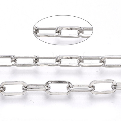 Unwelded Iron Paperclip Chains CH-S125-02E-P-1
