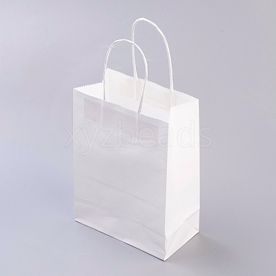 Pure Color Kraft Paper Bags AJEW-G020-C-03-1