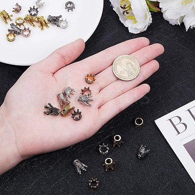 Tibetan Style Alloy Beads PALLOY-PH0013-06-1