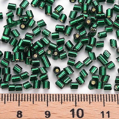 8/0 Glass Bugle Beads SEED-S032-07A-53A-1