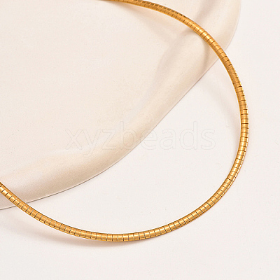 201 Stainless Steel Collar Necklace QV1917-4-1
