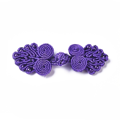 Handmade Chinese Frogs Knots Buttons Sets BUTT-WH0014-29J-1