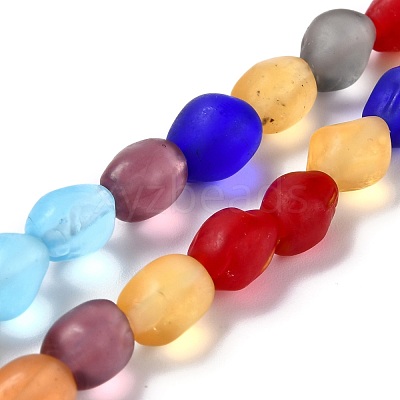 Handmade Lampwork Beads Strands LAMP-I022-28D-1