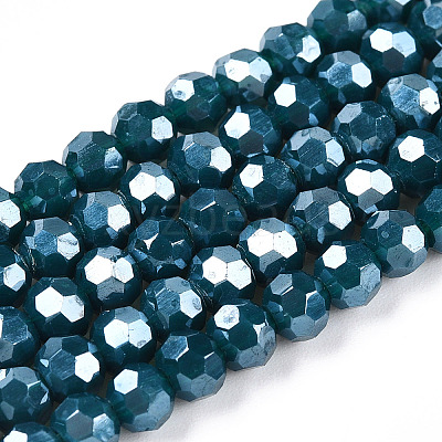 Opaque Glass Beads Strands LS-EGLA-A035-P4mm-A36-1
