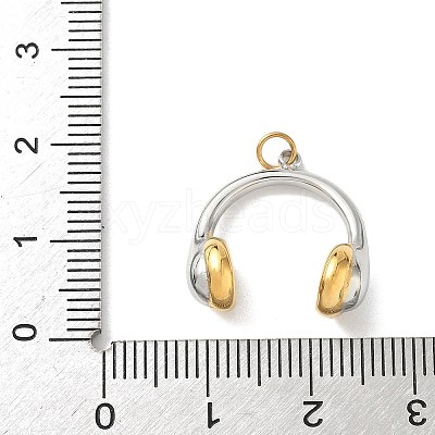 304 Stainless Steel Pendants X-KK-D503-04PG-1
