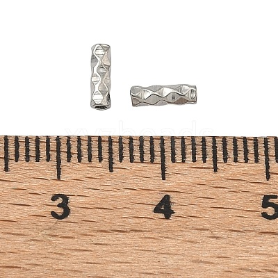 304 Stainless Steel Tube Beads STAS-Z192-07P-02-1