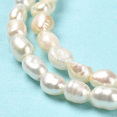 Natural Keshi Pearl Beads Strands PEAR-E016-102-1