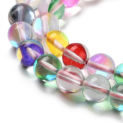 Transparent Glass Beads X-GLAA-B022-8mm-11-1