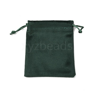 Velvet Jewelry Drawstring Storage Pouches ABAG-P013-02B-05-1