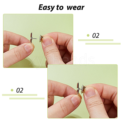 Cross Alloy Pin Brooches AJEW-FH0006-07A-P-1