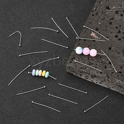 Tarnish Resistant 304 Stainless Steel Ball Head Pins STAS-K146-045-35x0.7mm-1