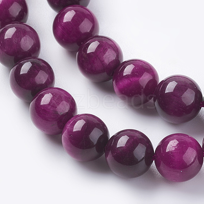 Natural Tiger Eye Beads Strands G-G544-8mm-02-1