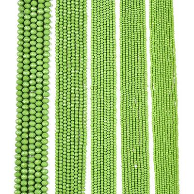 Opaque Solid Color Imitation Jade Glass Beads Strands LS-EGLA-A044-P1mm-D30-1