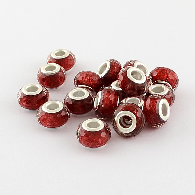 Large Hole Resin European Beads OPDL-R118-04A-1