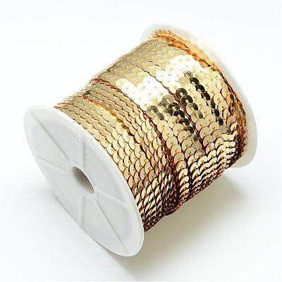 Plastic Paillette Beads PVC-Q085-6mm-6-1