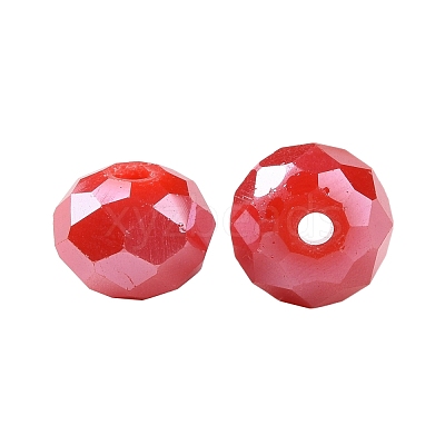 Electroplate Glass Beads EGLA-X0006-01F-8mm-1