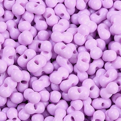 Baking Paint Glass Seed Beads SEED-K010-A22-1