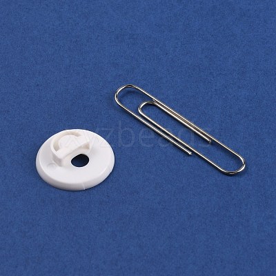 Iron Clip with Blank Plastic Settings AJEW-WH0285-32-1