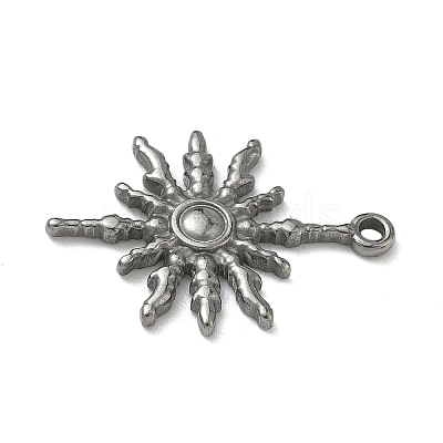 304 Stainless Steel Pendants STAS-P422-02C-P-1