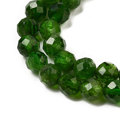 Natural Green Diopside Beads Strands G-NH0046-A01-03-1
