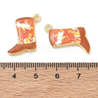 Printed Brass Pendants KK-CBA42CA-10G-1