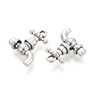 Tibetan Style Alloy Pendants TIBE-N014-30AS-1