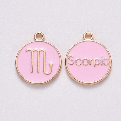 Alloy Enamel Pendants ENAM-S124-01B-09L-1