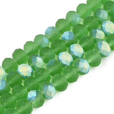 Transparent Glass Beads Strands X-EGLA-A044-T8mm-MB11-1