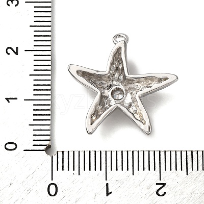 Brass Micro Pave Cubic Zirconia Pendants KK-C119-20B-P-1