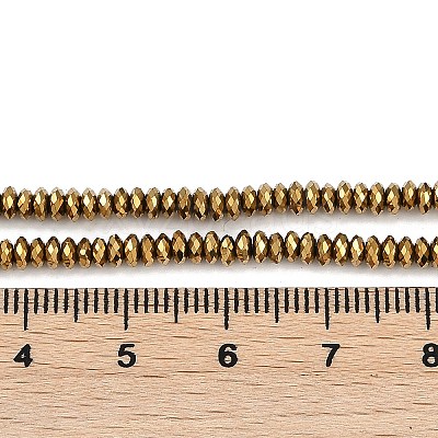 Electroplated Synthetic Non-magnetic Hematite Beads Strands G-H072-G01-01-1