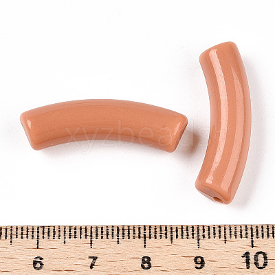 Opaque Acrylic Beads MACR-S372-002B-16-1439-1