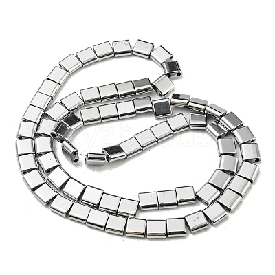 Electroplated Non-magnetic Synthetic Hematite Beads Strands G-C106-A02-13-1