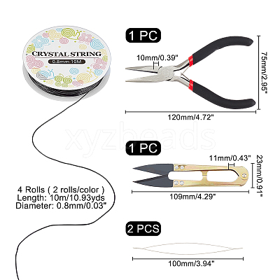 Elastic Crystal Thread EW-AR0001-02-1