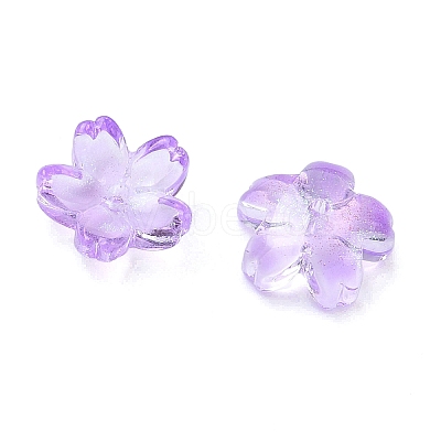 Dyed & Heated Glass Bead Caps GLAA-Z019-03P-1