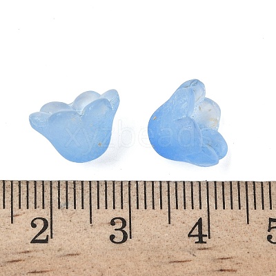 Frosted Glass Bead Cap FGLA-C001-01K-1