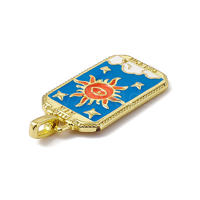 Alloy Enamel Pendants LS-ENAM-D042-01D-1