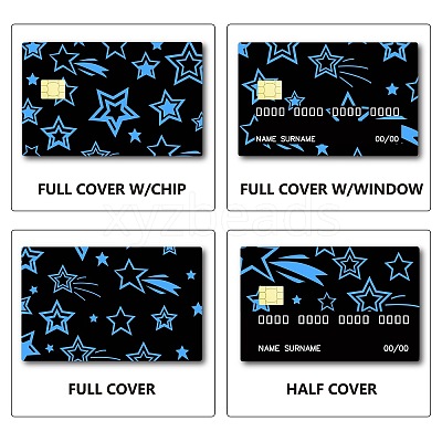 PVC Plastic Waterproof Card Stickers DIY-WH0432-049-1