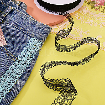Polyester Lace Ribbon OCOR-TAC0025-008G-1